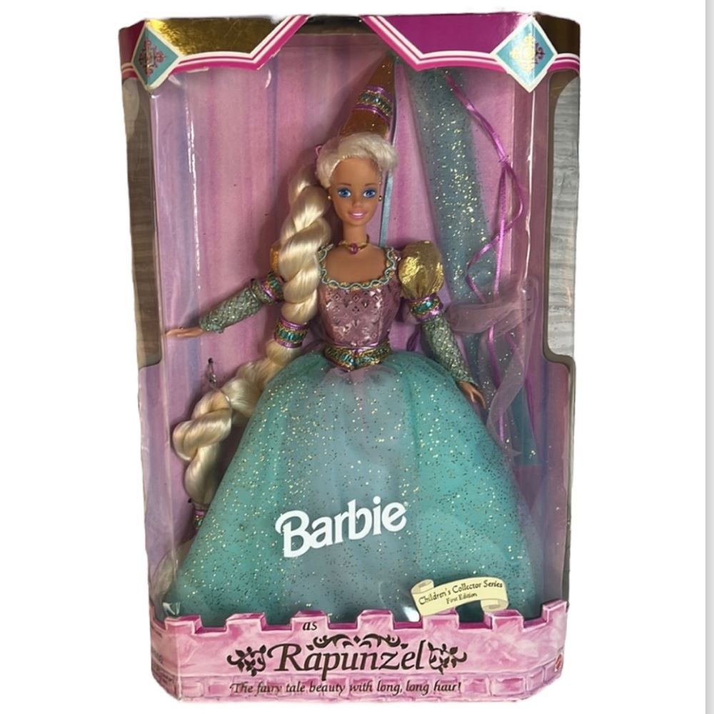 Barbie as Rapunzel 1994 Doll Mattel Children's Collector 1st Edition